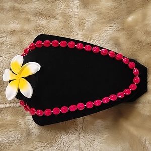 Red Beads Necklace 23"
